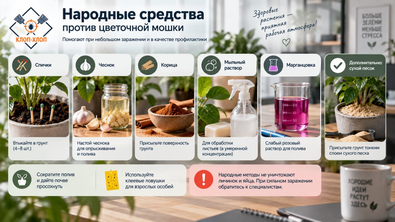 Народные средства от мошек
